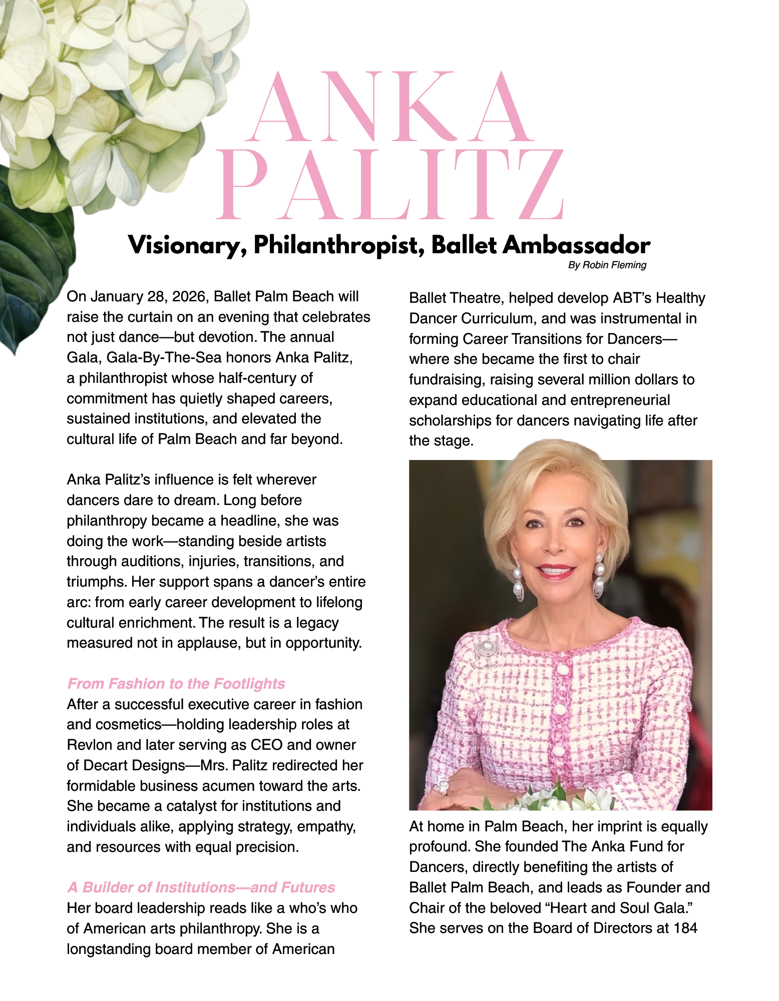 Palitz Anka Palitz: Fifty Years of Grace, Grit, and Giving - Officially HER